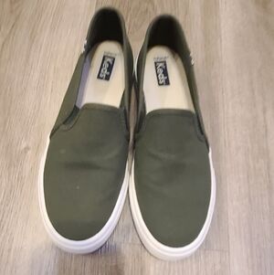 Keds Green Slip-On Sneakers